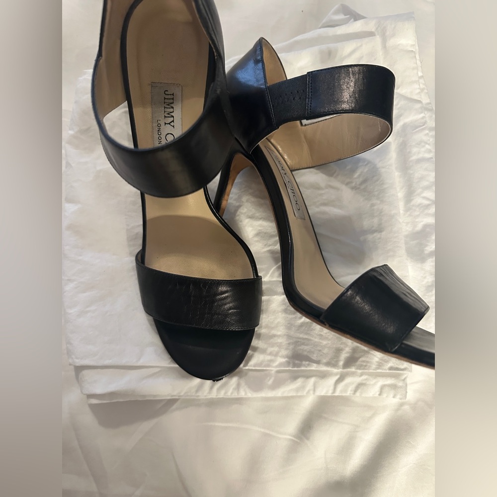 Jimmy Choo Black Women's Stiletto Heels